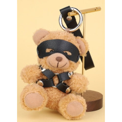 BDSMaster Ours Peluche Porte-Clés Beari Harness Noir